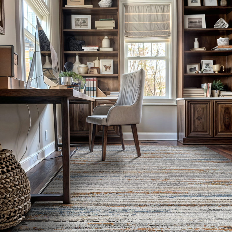 Painter’S Loft Multi Area Rug – Subtle Artistic Accent, Easy To Clean, Rectangle 5' x 7'