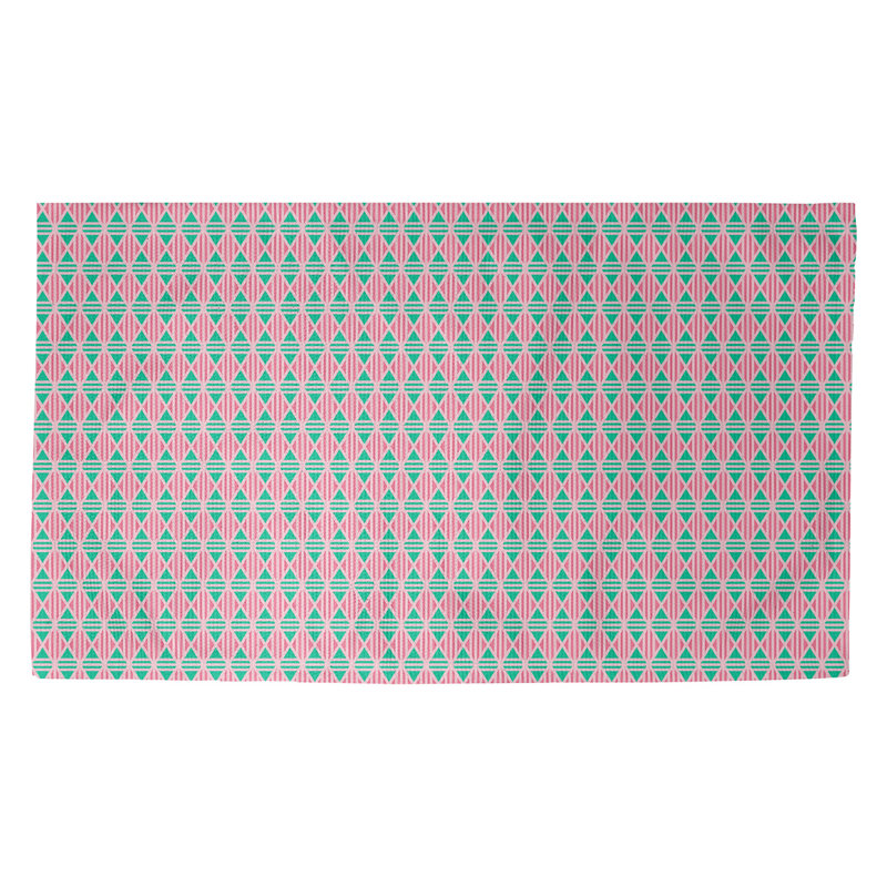 Tapis beige à rangées de losanges Avicia, Rectangle 2 pi 2 po x 3 pi 4 po