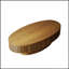 Table basse ovale de 47 po avec rangement, placage en bois massif, décor moderne pour le salon, la chambre à coucher, un appartement ou un bureau