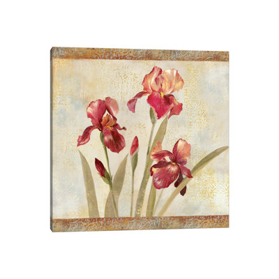 Iris Tapestry I by Asia Jensen - Wrapped Canvas Print