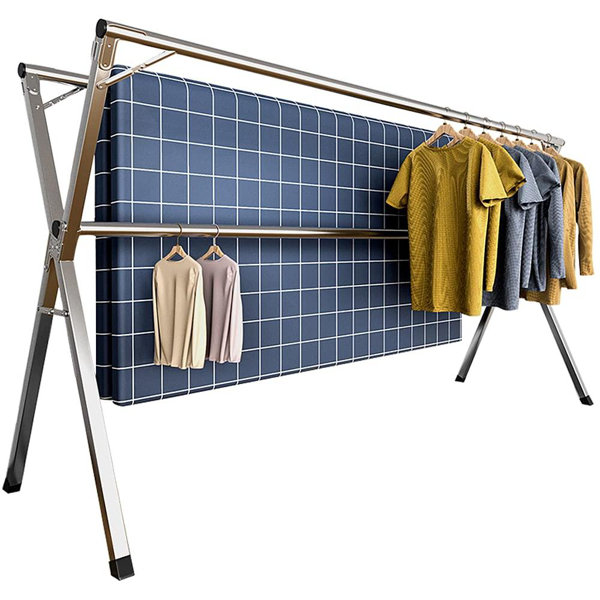 Heliodoro Stainless Steel Foldable X-Frame Drying Rack