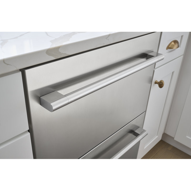 Zephyr Presrv 24" Stainless Steel Built-In Dual Zone Refrigerator Drawers