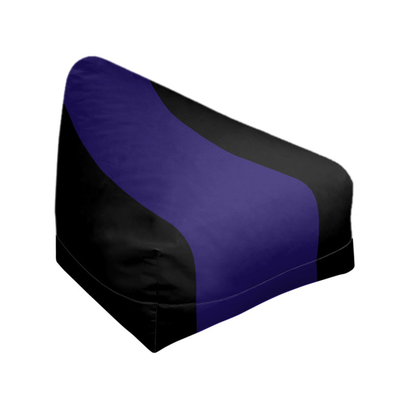 Fauteuil à billes Washington, Noir / mauve / noir, 27 po x 27 po x 30 po