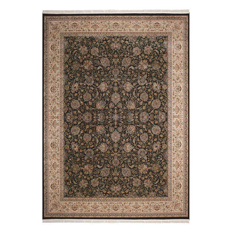Brun oriental brun/beige Tapis décoratif