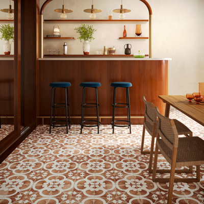Capri Angela Harris 7,87 po X 7,87 po Carreau de plancher et de mur en porcelaine matte (10,76 pieds carrés / caisse)