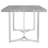 Savona Grey Faux Marble Rectangular Dining Table