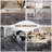 FLYFISH 12" x 12" Peel and Stick Floor Tiles, 1.2 mm Thick Vinyl Flooring, 30 Tiles, Dark Gray Crackle Marble-124605481