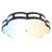 20" Led Flush Mount Ceiling Light, Flower Shape Ceiling Light-1964161389