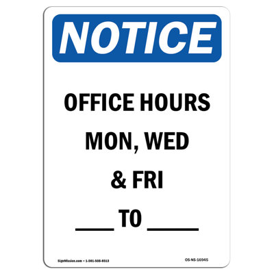 Office Hours Sign