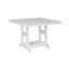 Berlin Gardens Garden Classic Regular Top With White Base Square Bar Table-1058201071-1058201083