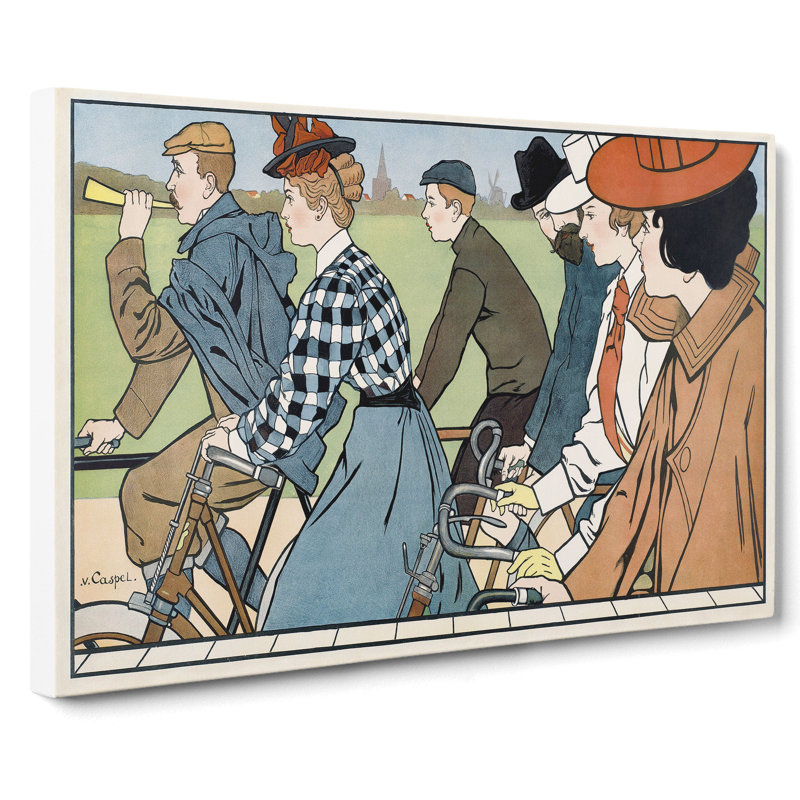 Hammers Bicycles by Johann Georg Van Caspel - Wrapped Canvas, 50cm H x 76cm W x 3cm D