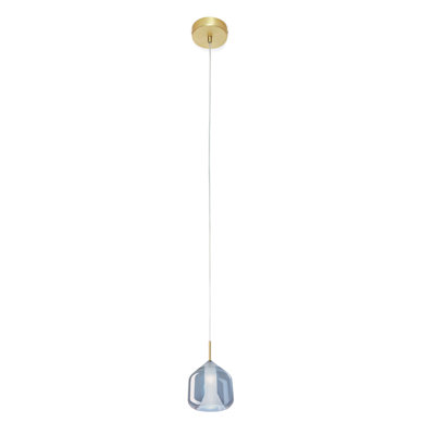 Colusa 1 - Light Gold Teardrop Pendant