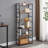 Modern Etagere Standard Metal Frame Bookcase-774771517