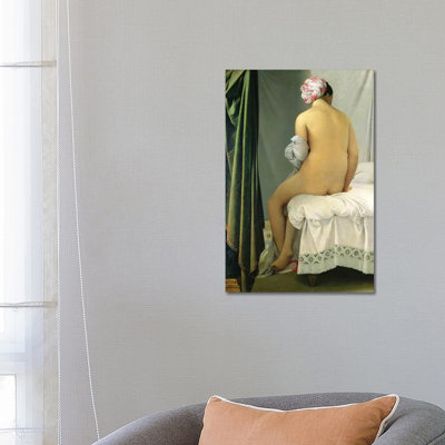 The Bather (Baigneuse Valpincon) by Jean-Auguste-Dominique Ingres - Wrapped Canvas Painting