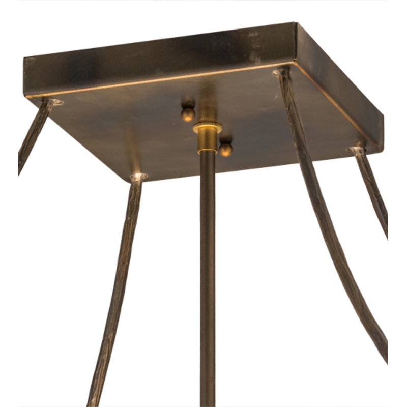 Hittle Glass Semi Flush Mount