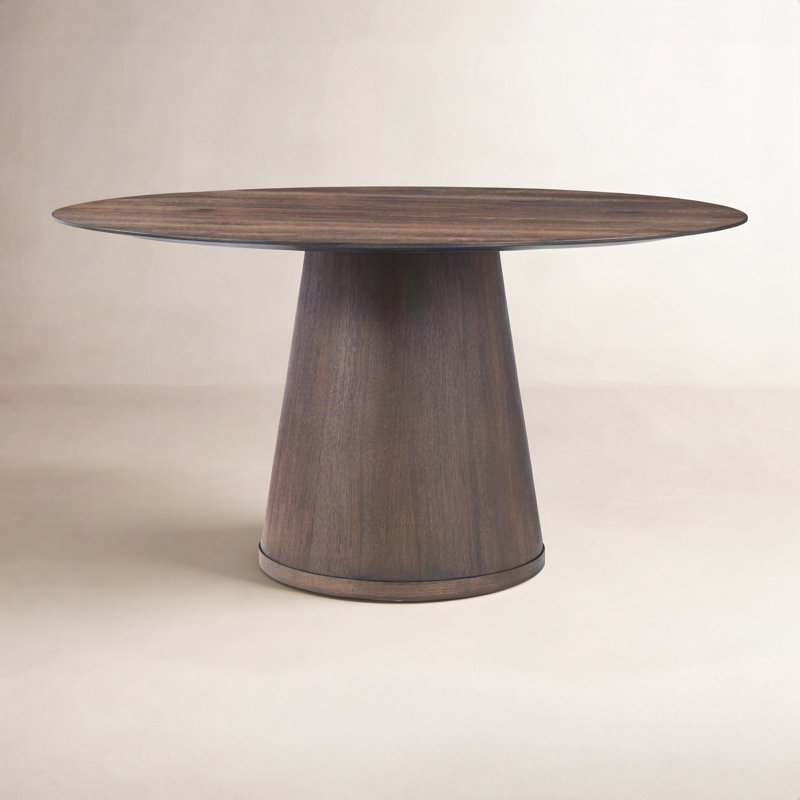 Madrid/WRC Dining Table, 30" H x 62.99" L x 62.99" W, Brown