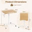Adjustable Metal Base Standing Desk