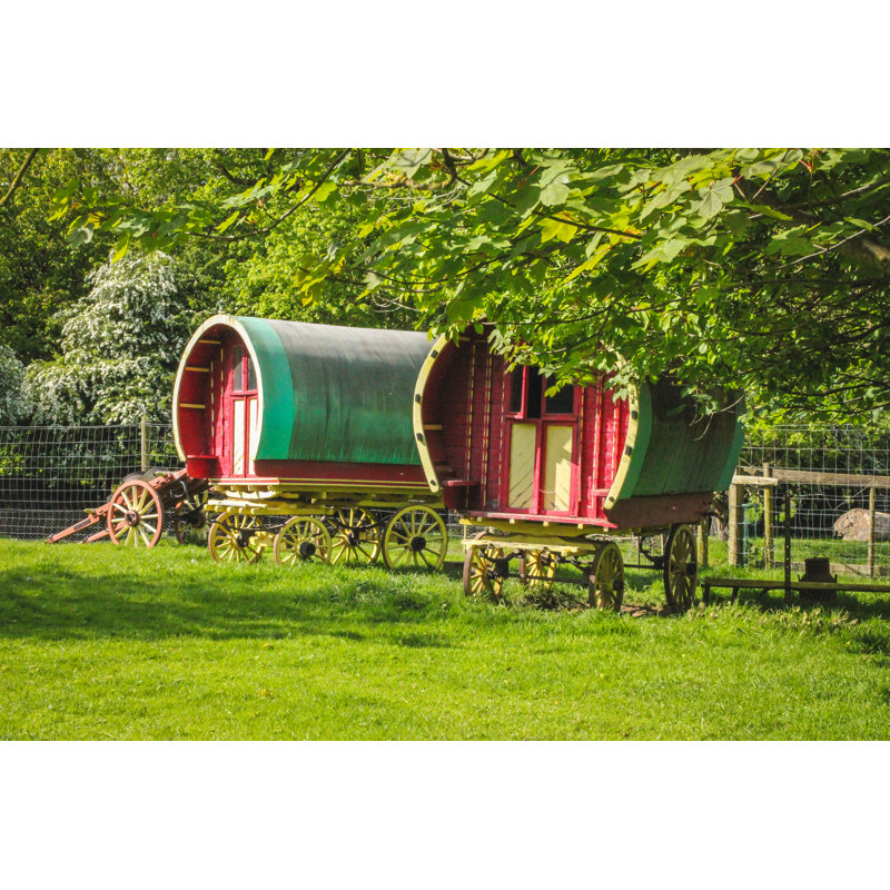 Caravans by RobinsonBecquart - Wrapped Canvas Print, 51cm H x 76cm W