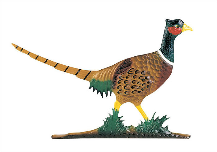 Large Bell w/ Pheasant, Black