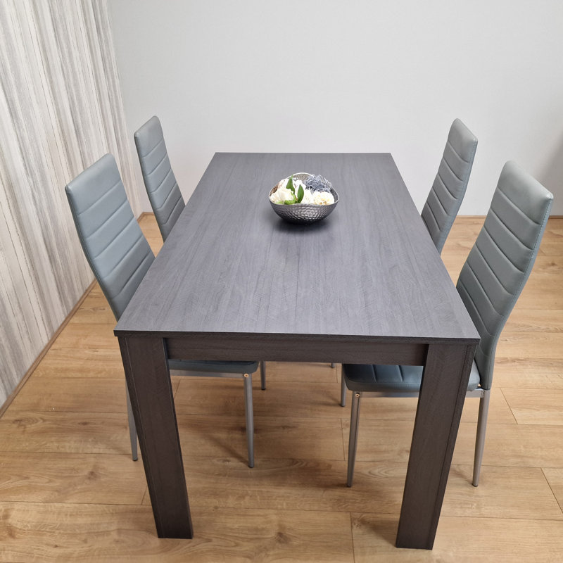 Miori Dining Set, 75 H x 140 L x 80 W cm