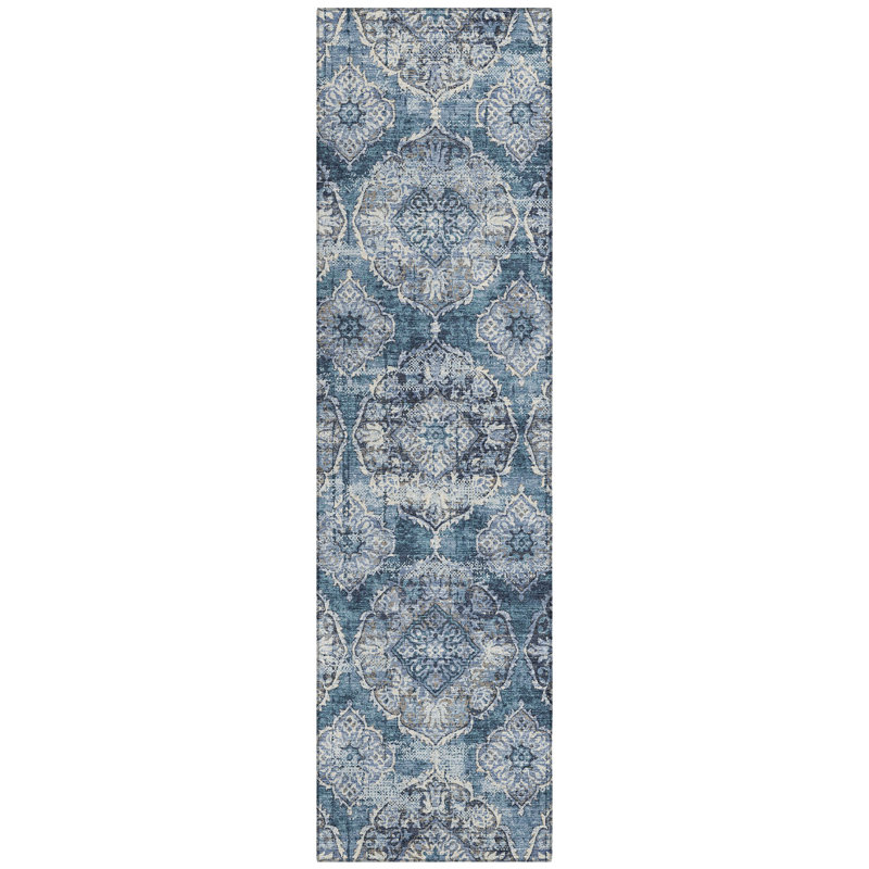 Machine Washable Indoor/Outdoor Chantille ACN2196 Panel Rug, Tapis de couloir 2 pi 3 po x 7 pi 6 po