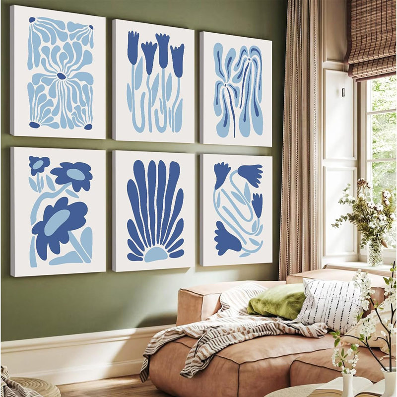 6 Piece Wrapped Canvas Print