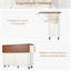 Kitchen Island With 4 Doors And 2 Drawers White-1236835441