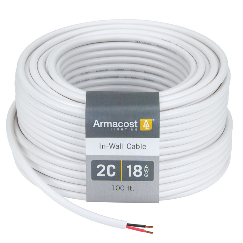 2C 18AWG In-Wall Cable - 100 ft