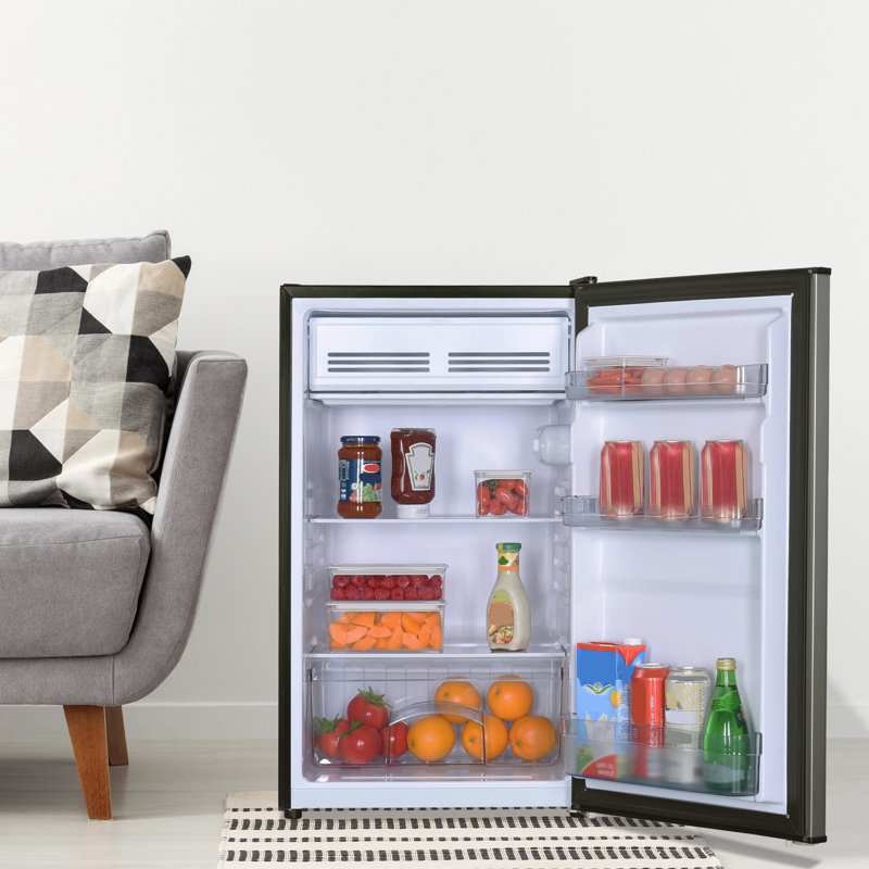 Danby 4.4 Cubic Feet Freestanding Mini Fridge, Stainless Steel