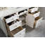 Brittany 60" Single Vanity, Bright White W/FreePower Wireless Charger-190112098-188241088