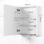 Illuminated Bathroom Mirror Cabinet 50x70cm, Demister, Touch Dimmable, Wall Mounted, Shelves