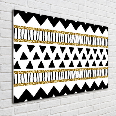 Ethnic Background - Unframed Art Prints on Glass
