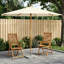 300 cm W X 300 cm D Beach Parasol with Manual Lift