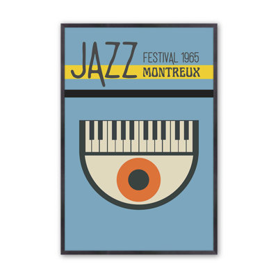 Vintage 1965 Jazz Poster Print