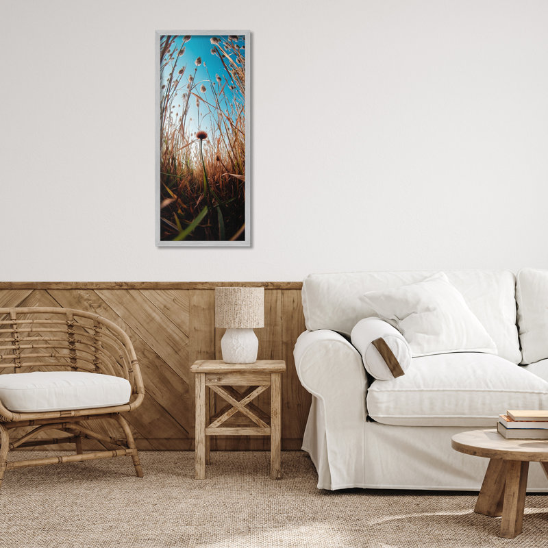 Giclée encadrée Daydream Botanical Meadow, conception par Decent Exposures, H 30 po x l 13 po, Estampe numérique Farmhouse