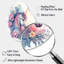 Adorable licorne mignonne entourée de fleurs III-109627857