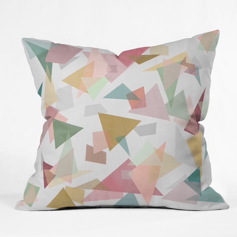 Coussin intérieur / extérieur Mareike Boehmer Triangle Confetti 1, 18 po x 18 po