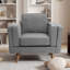 Fauteuil d'appoint rembourré de 39,3 po de largeur avec pieds en bois massif Havens-204161379