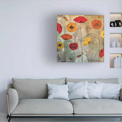 Art sur toile «Sasha Dancing Poppies III »_ALI73246