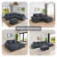 37" Corduroy Modular Ottoman – Convertible Sectional Footrest, Coffee Table & Seating-10112132