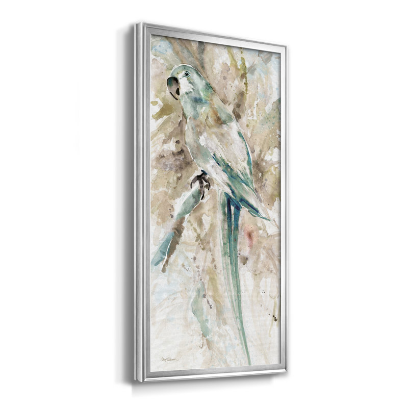 Morning In Rio II - Peinture sur toile encadrée, H 14,5 po x l 26,5 po x P 1,5 po, Argent