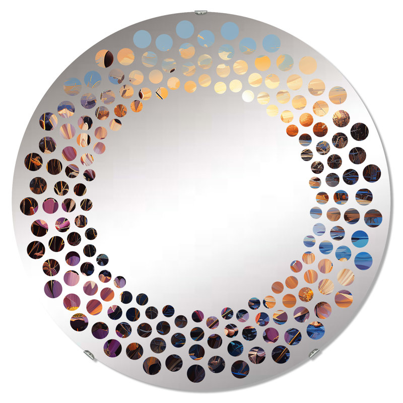 Circle Wall Mirror, 23.6" x 23.6"
