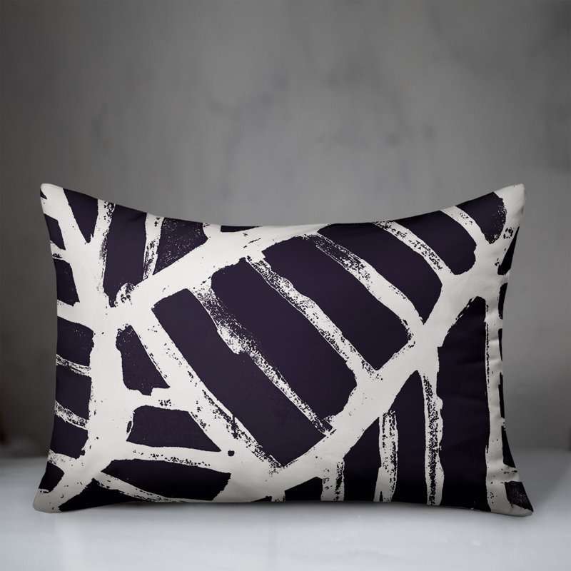  Housse et insert de coussin d'extérieur pour l'extérieur, Bleu marine, Géométrique 2