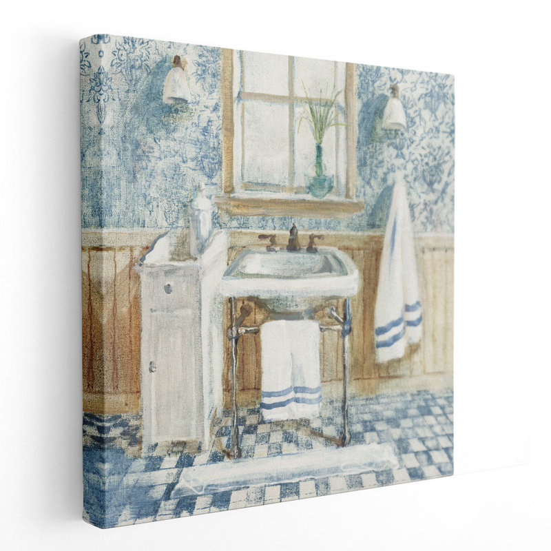 Victorian Sink I - reproduction d'art sur toile, H 40 po x l 40 po
