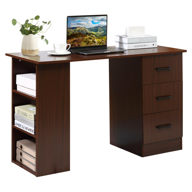 Adrianne Computer Desk, Brown