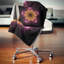 Fleur fractale mauve scintillante - Coussin imprimé floral-29457127-29457131