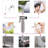 Elongated Hand Held Bidet with Faucet