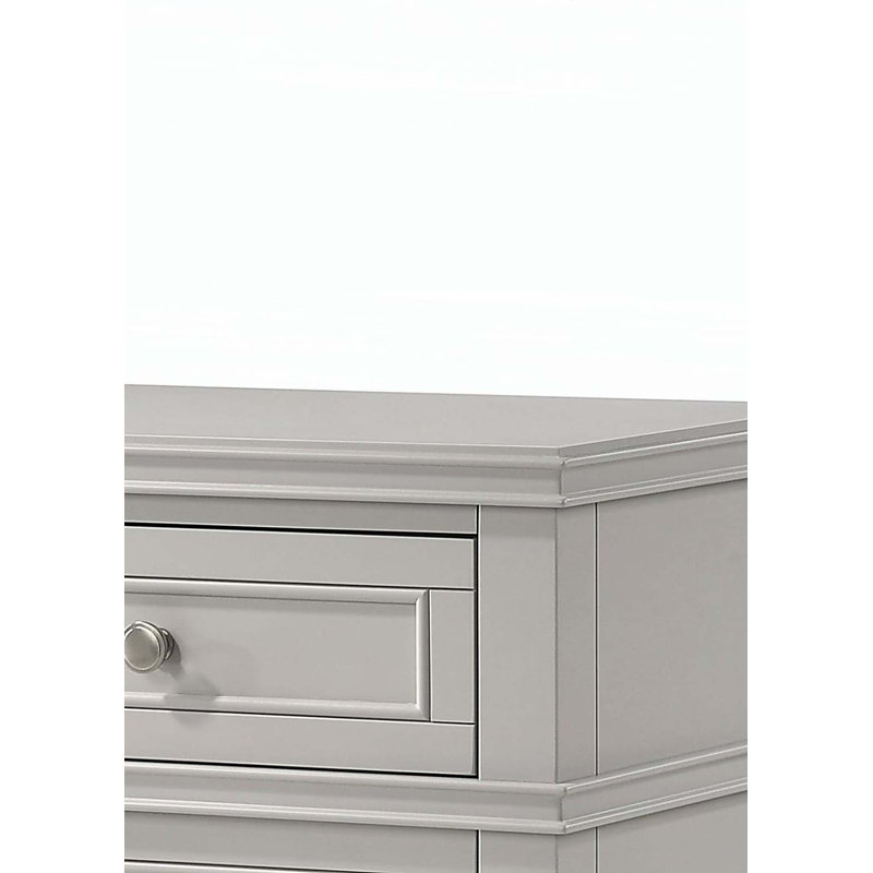 Table de chevet 3 tiroirs avec USB