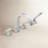 Vero Double Handle Deck Mounted Roman Tub Faucet with Handshower-11186810
