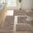 5 Piece Soft Absorbent Microfiber Bath Rug Set with Non-Slip Backing-1935903426